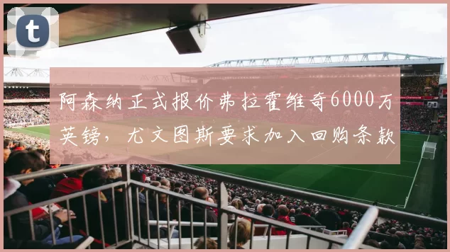 阿森纳正式报价弗拉霍维奇6000万英镑，尤文图斯要求加入回购条款